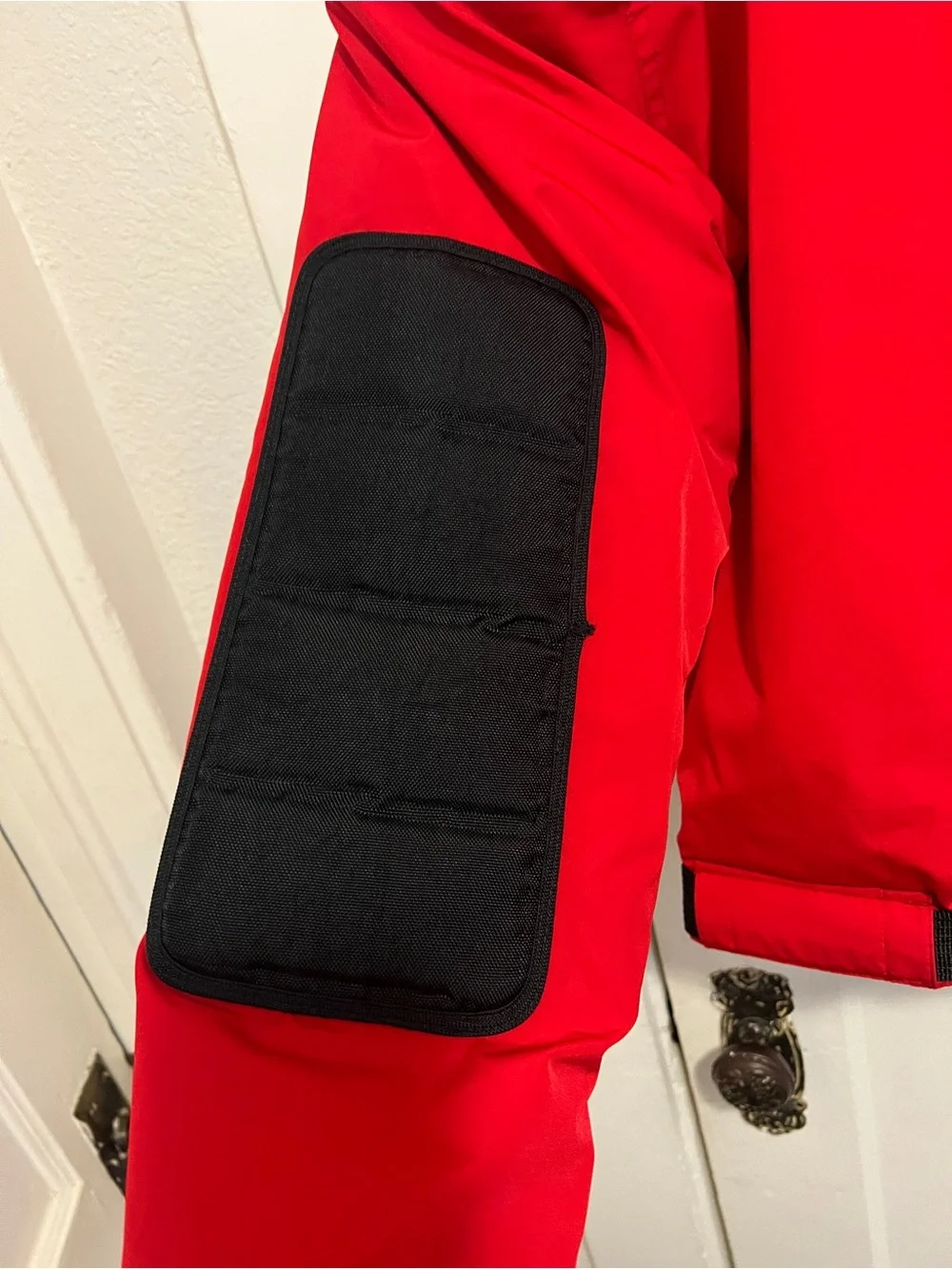 POLO RALPH LAUREN Hi Tech Vintage 90’s Neoprene Padded Ski Motorcycle Jacket RED - Picture 11 of 14